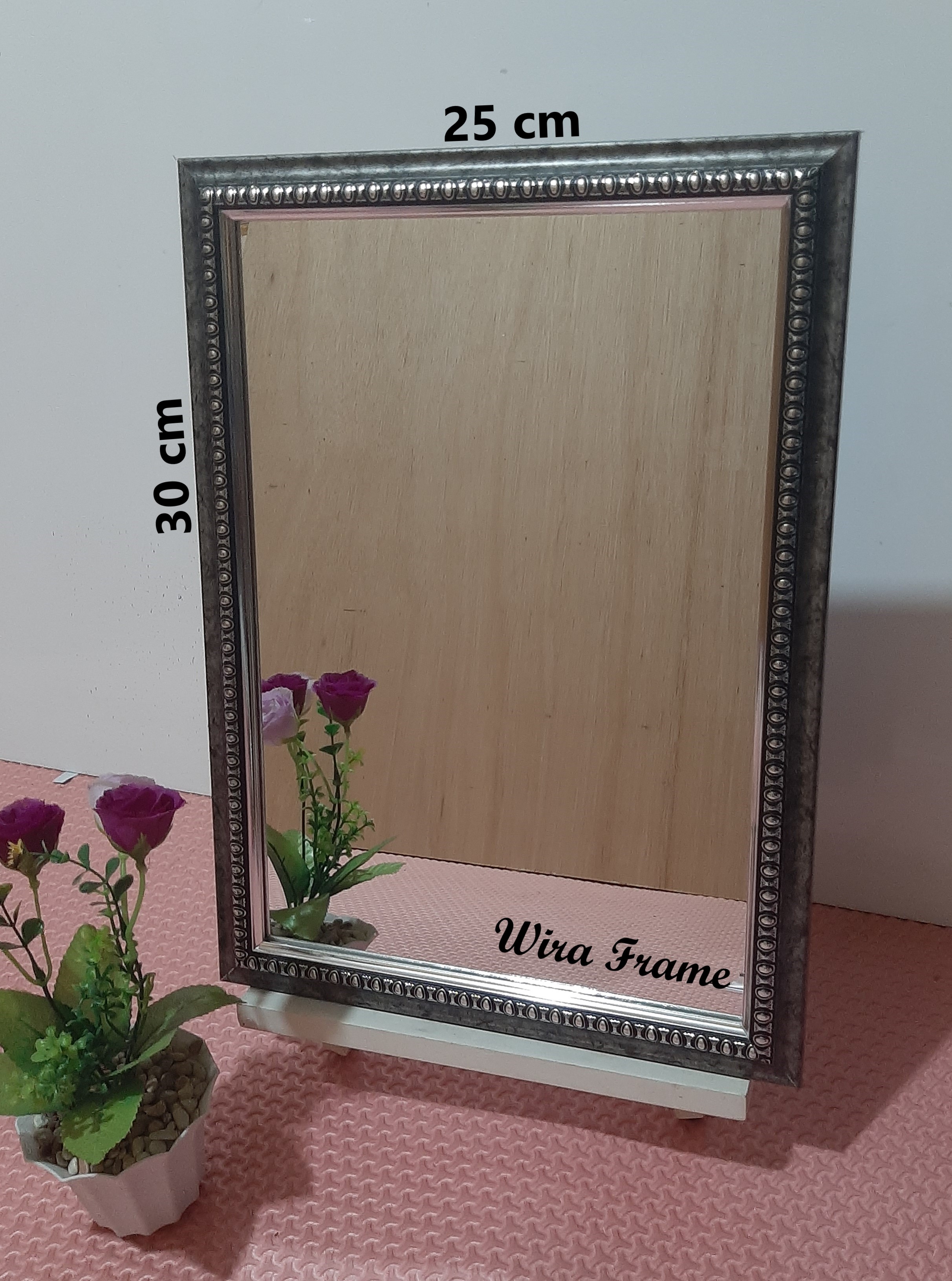 Cermin dinding ukuran 30x25 cm cermin murah berkualitas cermin gantung cermin rias cermin kamar mandi