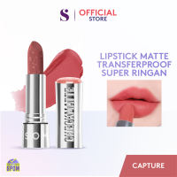 SOMETHINC Checkmatte Transferproof Lipstick - Lipstick Batang Transferproof Nyaman Dan Tahan Digunakan Hingga 16 Jam | Mampu Menyamarkan Garis Di Bibir Terasa Ringan Dan Tidak Lengket serta Smudgeproof