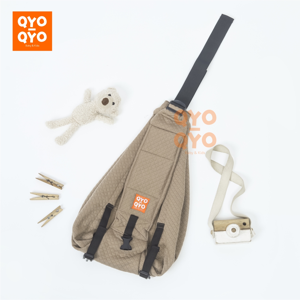 Gendongan Bayi Samping Instan Adjustable Baby Pouch Geos Busa Gen Two Diamond Premium QYO-QYO