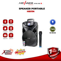 [Speaker portable Advance] Speaker Bluetooth Portable H801N Free Mic Garansi Resmi advance 1 tahun