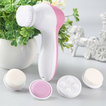 Ibelieve Baru 5 In 1 Multifungsi SPA Pijat Perawatan Kulit Electric Soft Facial Cleansing Face Brush