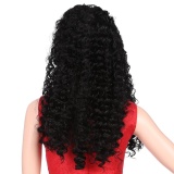Long Shaggy Dalam Bagian Kinky Curly Sintetis Wig-Intl Januari 2019 - 3 Long Shaggy Dalam Bagian Kinky Curly Sintetis Wig-Intl - 3