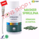 Masker Wajah Spirulina Kemasan 20 Kapsul (Promo) + Kuas + Free Member Card TIENS SHOP Januari 2019 - 3 Masker Wajah Spirulina Kemasan 20 Kapsul (Promo) + Kuas + Free Member Card TIENS SHOP - 3