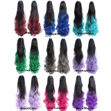 Wanita Long Curly Ponytail Wig Rambut Klip Pony Tail Januari 2019 - 4 Wanita Long Curly Ponytail Wig Rambut Klip Pony Tail - 4