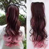 Wanita Long Curly Ponytail Wig Rambut Klip Pony Tail Januari 2019 - 2 Wanita Long Curly Ponytail Wig Rambut Klip Pony Tail - 2