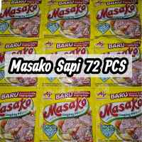 PAKET HEMAT 6 RENCENG ISI 72 PCS MASAKO AYAM SAPI BUMBU PENYEDAP RASA MASAKAN