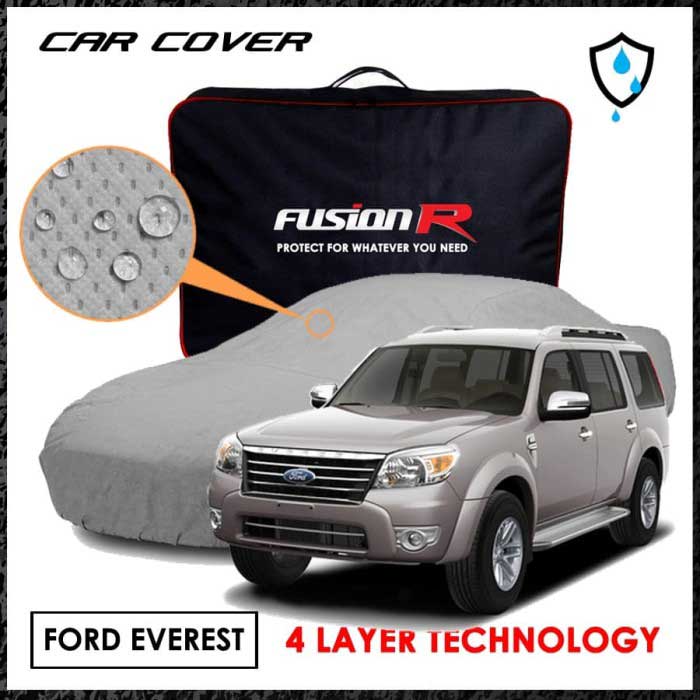 Cover Mobil FORD EVEREST 4 Layer / Body Cover FORD EVEREST 4 Lapis / Sarung Mobil FORD EVEREST / Penutup Mobil FORD EVEREST Like Krisbow Prestige