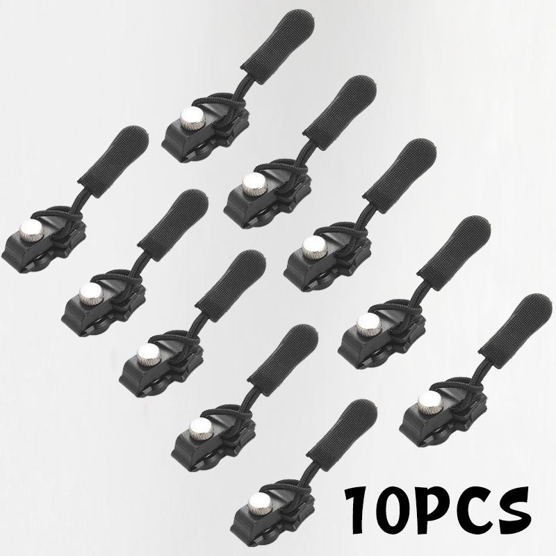 10Pcs Fix A Zipper Replacement Repair Kit / Zipper Lock Repair / Resleting Celana Jacket Tas / Ritsleting Pengganti Zipper Lock