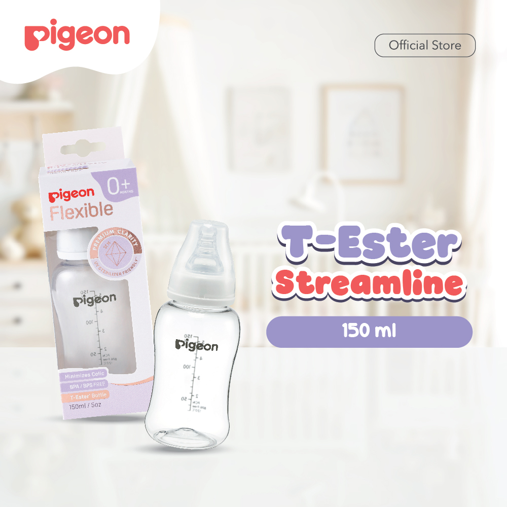 PIGEON Botol T-Ester Streamline 150ml & 250ml with S-type Nipple