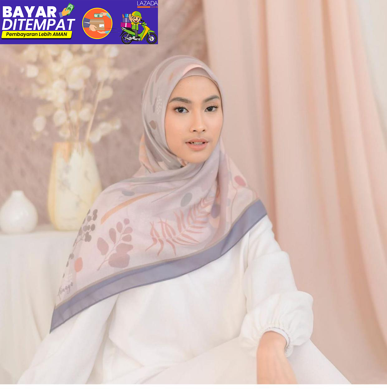 GOLDENLIGHT - Heaven Sent | THE NOVELLA SCARF (Superfine Voal Hijab Premium)Hijab segi empat goldenlight – heaven sent | the novella scarf (superfine voal hijab premium)hijab segi empat
