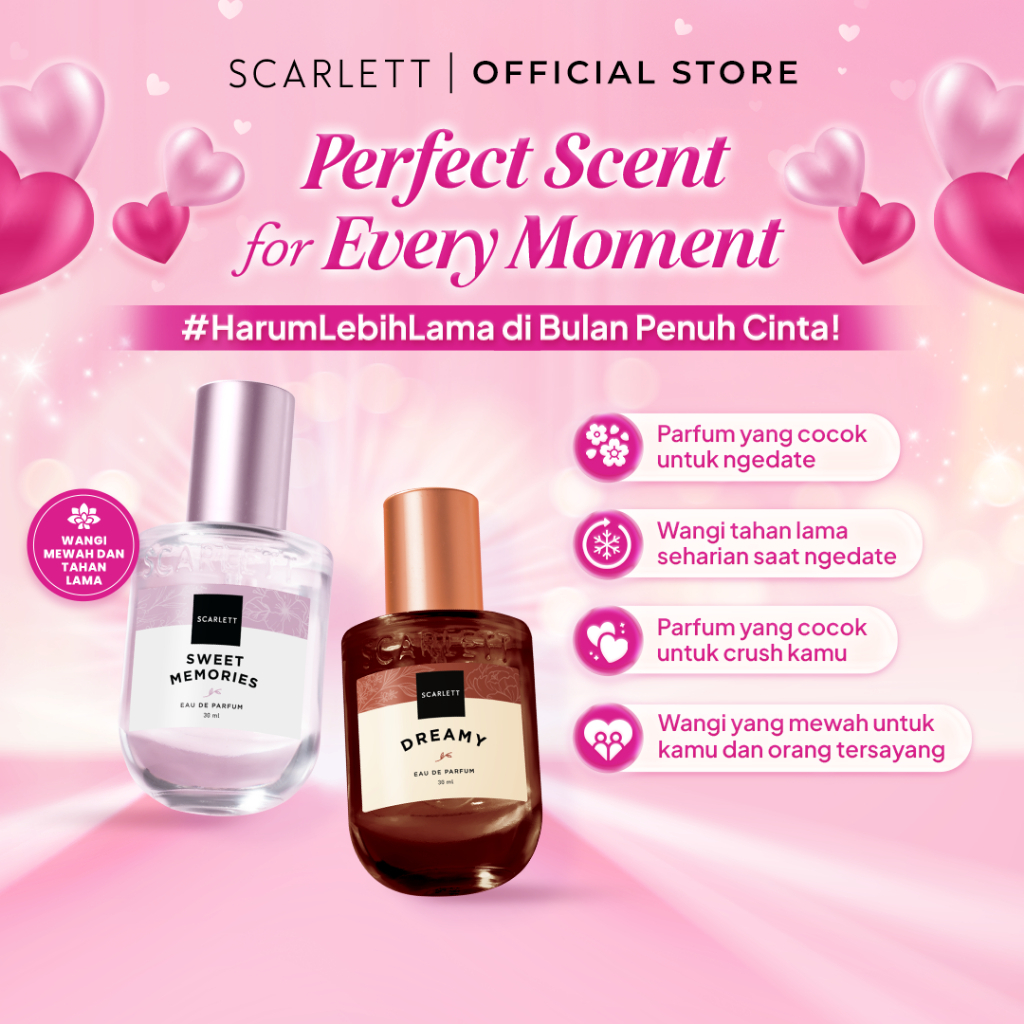 Scarlett Whitening Eau De Parfum Bundling