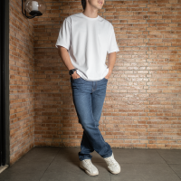 BAPIN Celana Jeans Panjang Pria Ocean - Long Denim Pants