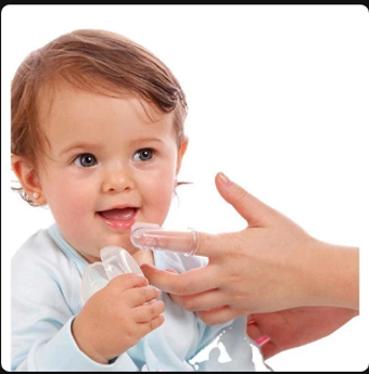 Sikat Gigi/Gusi/Lidah Bayi Transparan Silicone Baby Newborn