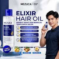 MEZUCA Hair Oil Natural Coconut Oil Argan Oil Marula Oil untuk Rambut Rusak Kering dan Kusut