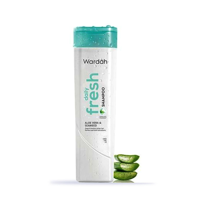 Wardah Shampoo Daily Fresh 170 ml / Shampo Untuk Rambut Kering