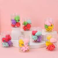 [5PCS] Beauty Blender Sponge Mini Micro Makeup Dengan Mika Penyimpanan
