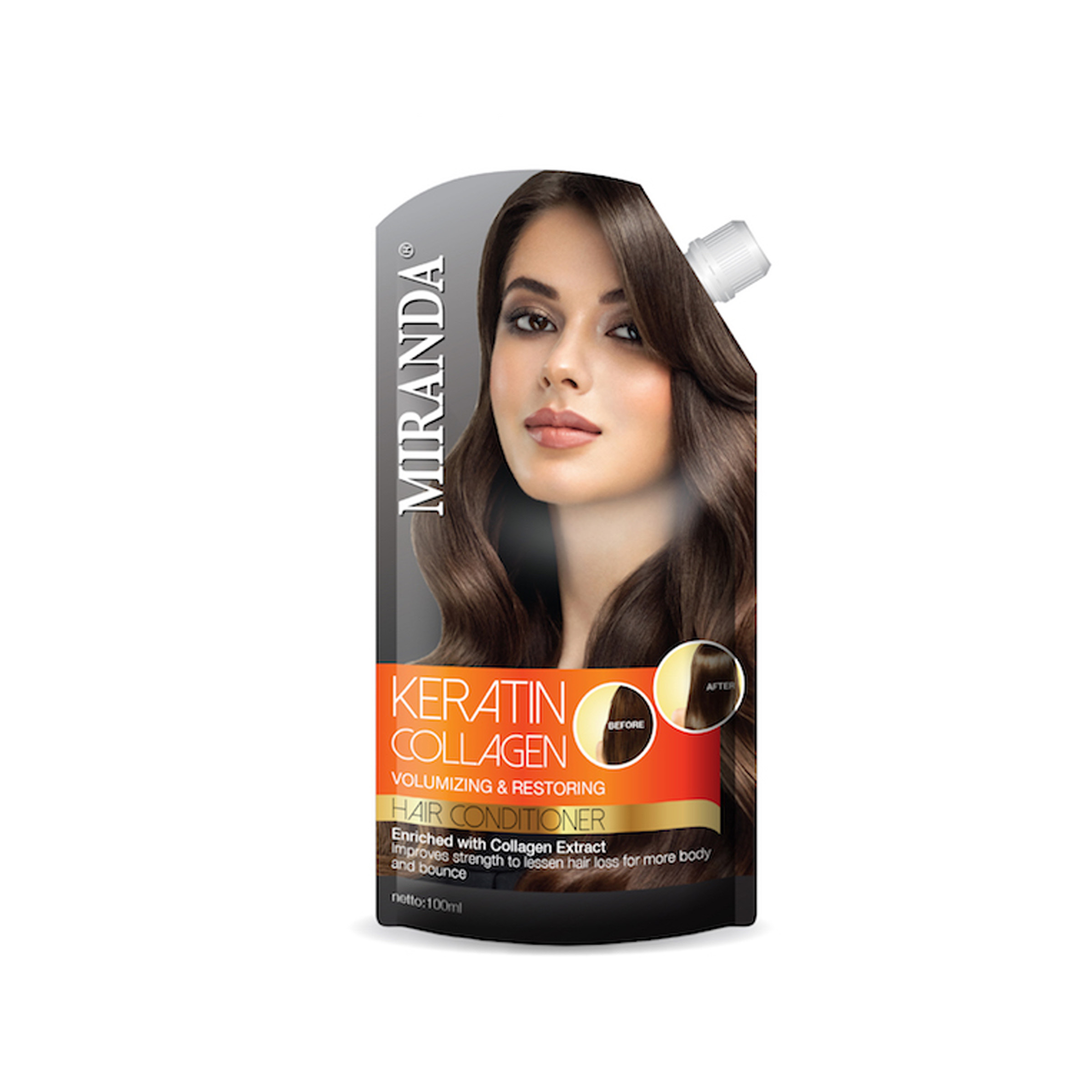 Miranda Keratin Collagen Hair Conditioner 100 ml / Kondisioner Colagen