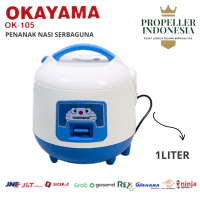 Rice Cooker Magic com Rice Cooker Mini Penanak Nasi Magicom 1liter dan 1.8 liter 3 in 1 Okayama