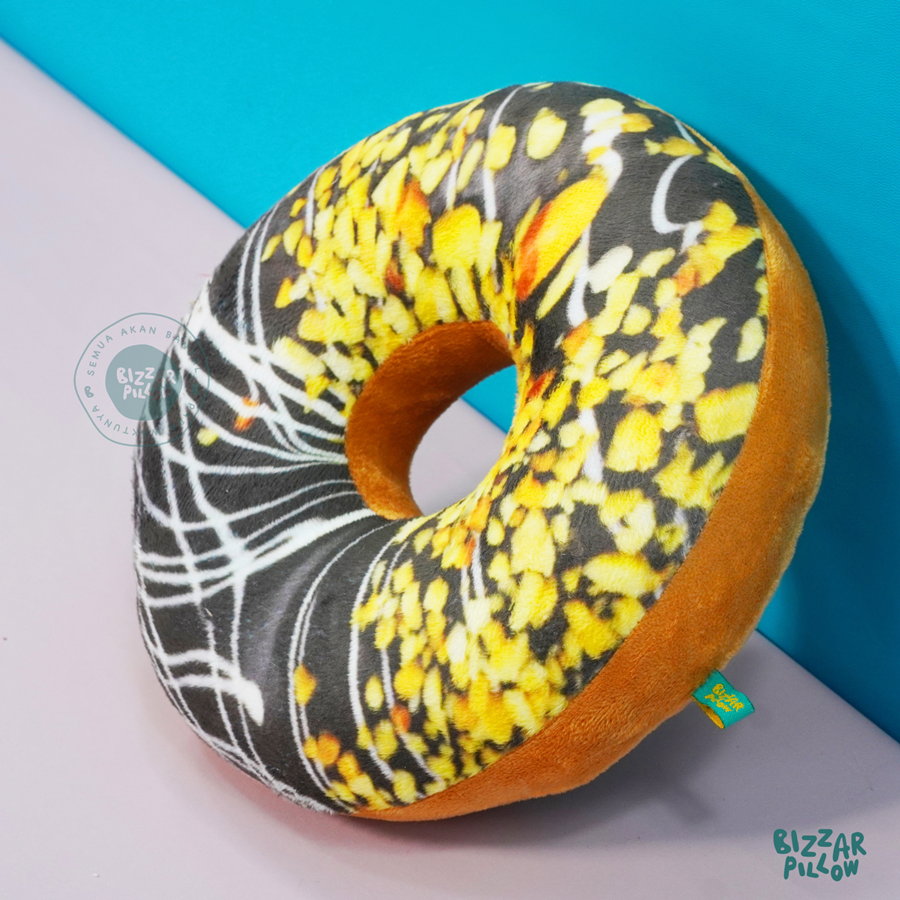 Bizzarpillow Bantal Sofa Motif Donat Size S BZ313