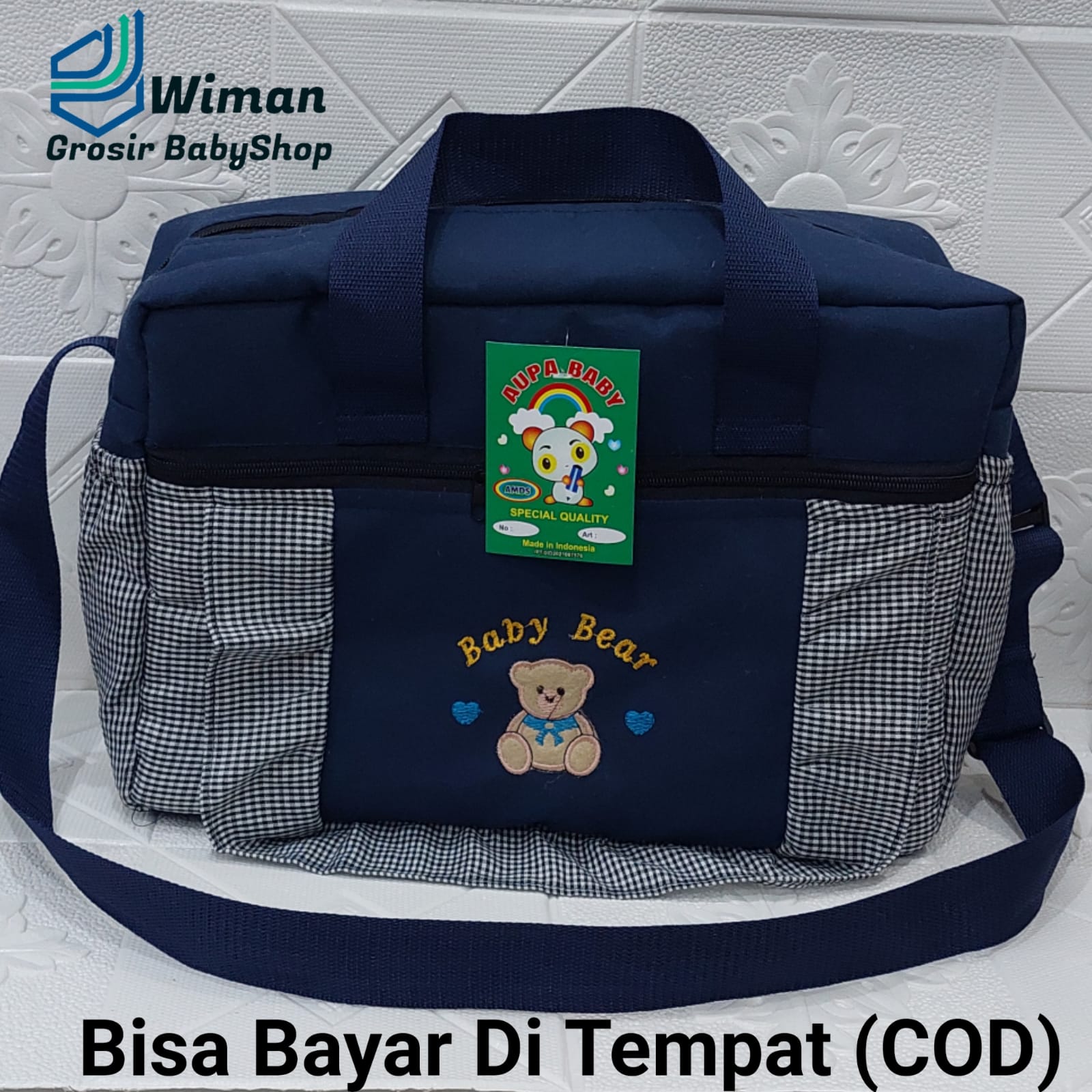 Tas Bayi Ukuran Besar Renda Kerut Bordir Terbaru