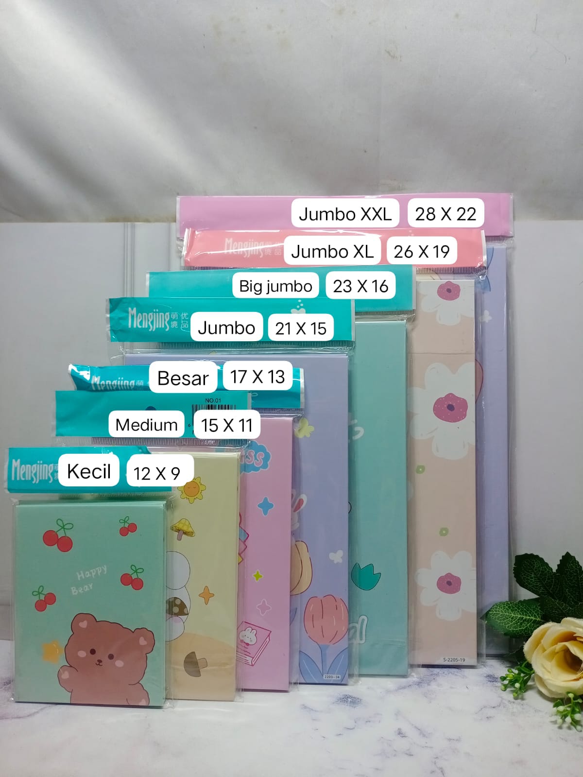Kaca cermin kaca buku lipat karakter cermin karton