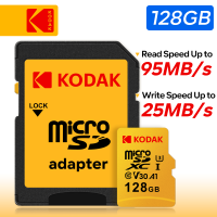 Kartu Memori Kodak Micro SDXC UHS-I U3 V30 A1 - Konverter
