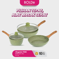 BOLDe Organic Green Pan Set 5Pcs