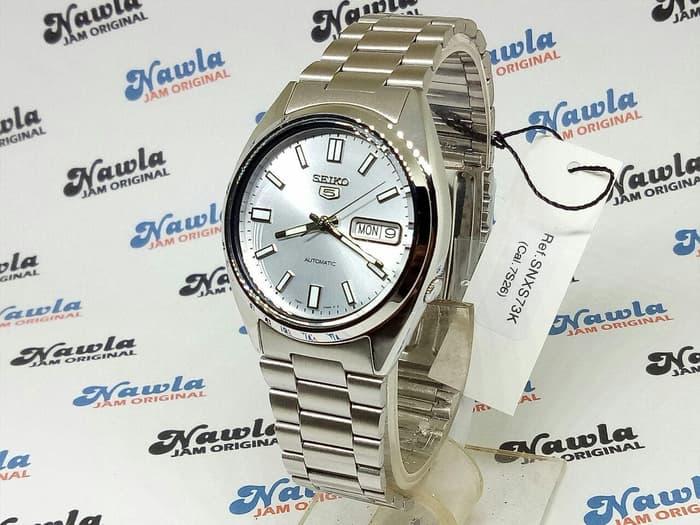 Seiko 5 SNXS73K1 Automatic Silver Dial - Jam Tangan Pria SNXS73