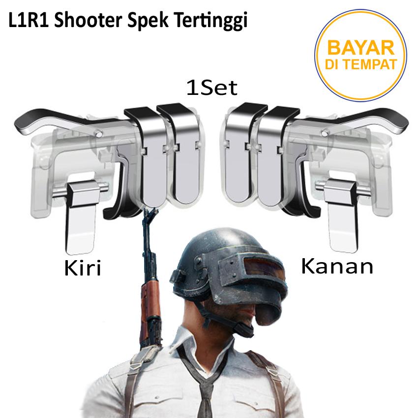 Tombol R1 L1 PUBG Mobile Standart International / Mobile Gamepad Triggers Fire Tombol R1L1 / L1R1