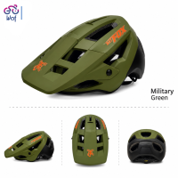 Helm Sepeda Gunung BATFOX LA073-239 AM Enduro MTB Road Bike Outdoort Downhill Helmet dengan Lapisan Nyaman dan Visor untuk Olahraga Luar Ruangan Ultralight Unisex Adult Bicycle Helmet