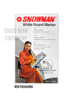 [ LUSIN ] Spidol Snowman Whiteboard / Whiteboard Marker Snowman BG-12 / BG12