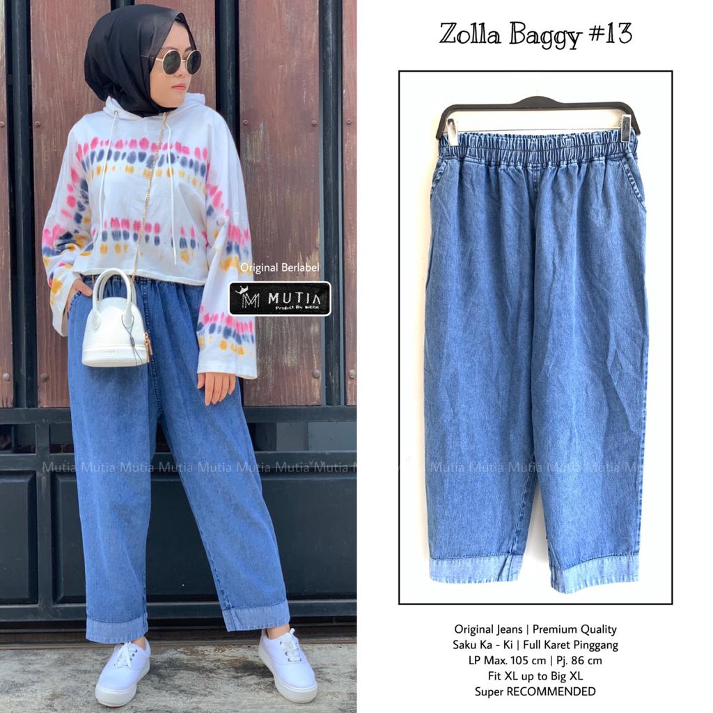 CELANA PANJANG JEANS WANITA ZOLLA BAGGY #13 FIT BIG XL BESAR JUMBO / FASHION WANITA JEANS TERBARU celana panjang jeans wanita zolla baggy #13 fit big xl besar jumbo / fashion wanita jeans