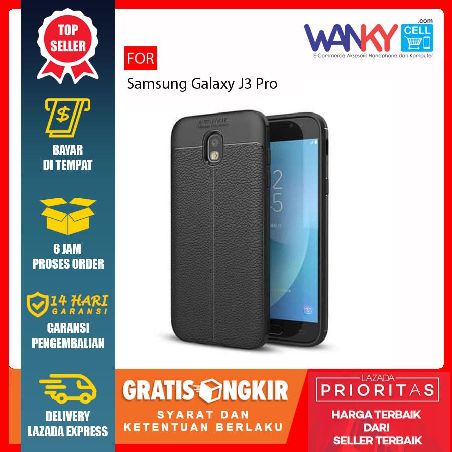 Case Samsung Galaxy J3 Pro Leather Premium Autofocus