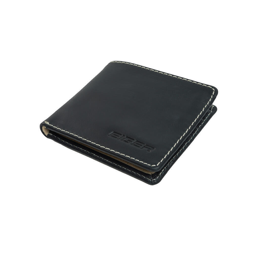 910010204 HOLDERIDE LEATHER WALLET - BLK