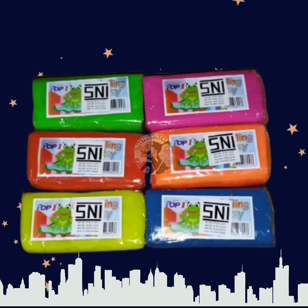 [SET] POP1 LILIN MALAM 1 WARNA / PLASTISIN POP1 / PLASTISIN MURAH / LILIN MAINAN*