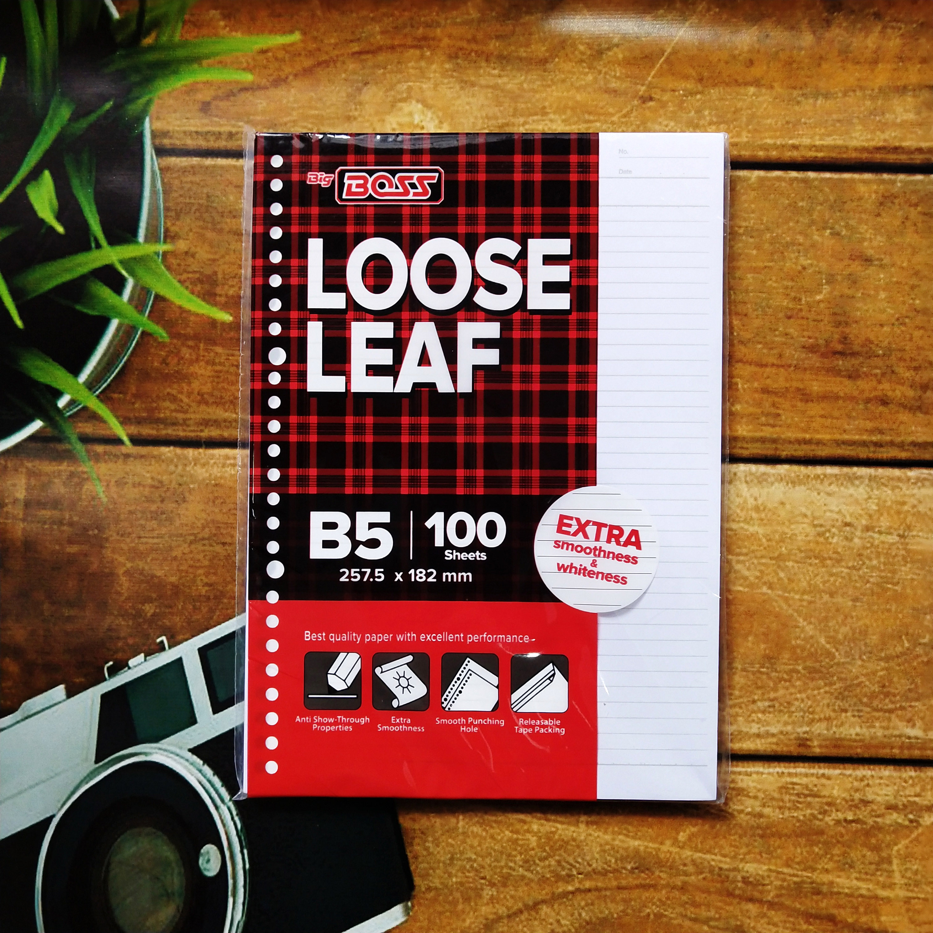 KERTAS BINDER LOOSE LEAF A5 (20RING) B5 (26RING) A6 (6RING)