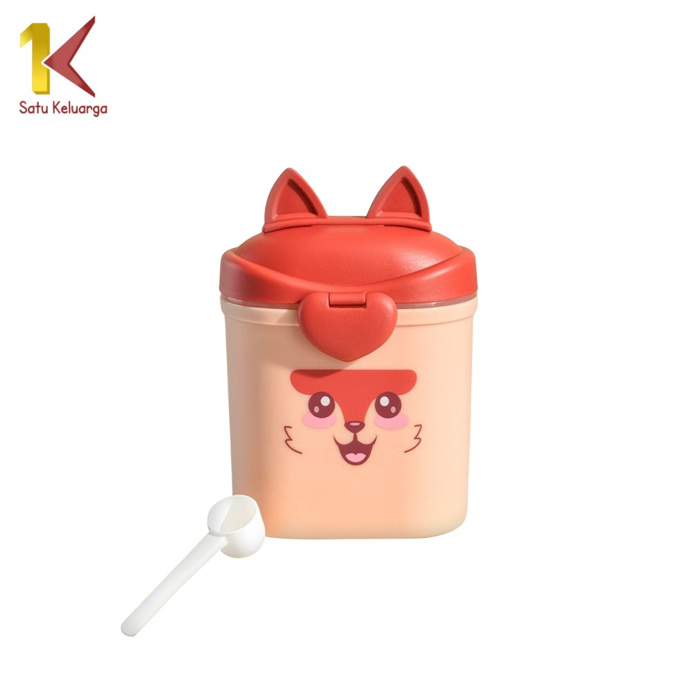 Satu Keluarga Kotak Susu Bubuk Bayi C1573 Kotak Penyimpanan Susu Bubuk Bayi Travel Size Container