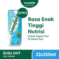 Greenfields Susu UHT Full Cream 250ml x 32pcs [Karton]