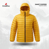 CREDIFOX Jaket Gunung Gorpcore puffer EXPLORER Zipper YKK - Jacket Gelembung Bahan Cire