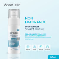 Deorex Body Odorizer Non Fragrance Spray 60ml Pengganti Deodorant Solusi Bau Badan/Keringat Berlebih