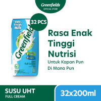 Greenfields Susu UHT Full Cream 200ml x 32pcs [Karton]