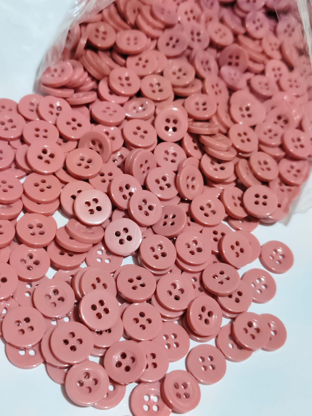 144pc/bgks Kancing Baju Gepeng- Isi 144 pcs kancing Diameter 11 mm