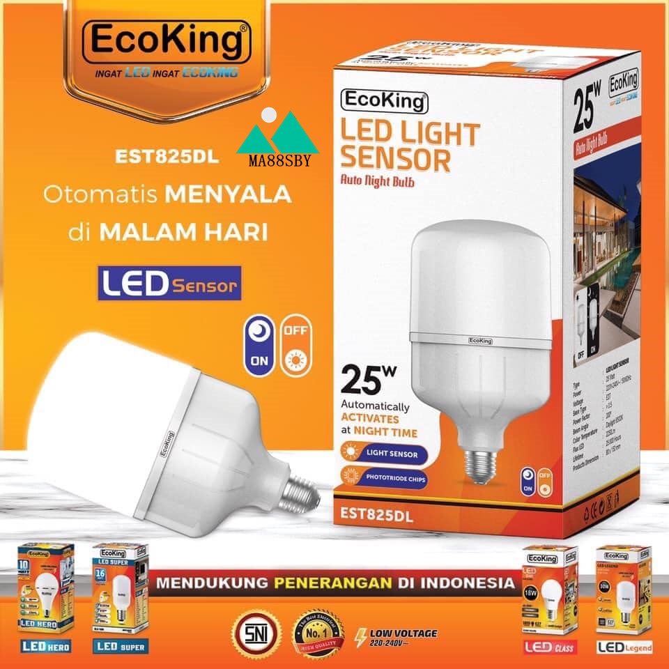 MAMAKU Lampu LED Sensor 10 12 18 25 35 dan 45 Watt ( Light Sensor ) Ecoking