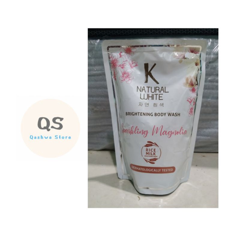 K Natural White 400 Ml Body Wash - Sabun Mandi