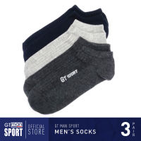 GT Man Kaos Kaki Unisex Sport CCS-3IN1SN-02 Isi 3 Pasang One Size - GTMan Hidden Ankle Socks Three Pairs Asli Original