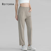 Reytorrm Celana olahraga wanita Celana lurus kasual jogger pants（CK014）