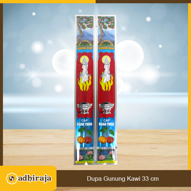 Dupa / Hio Wangi Gunung Kawi Stick Hitam Cap Buah Thoo Original 33 cm