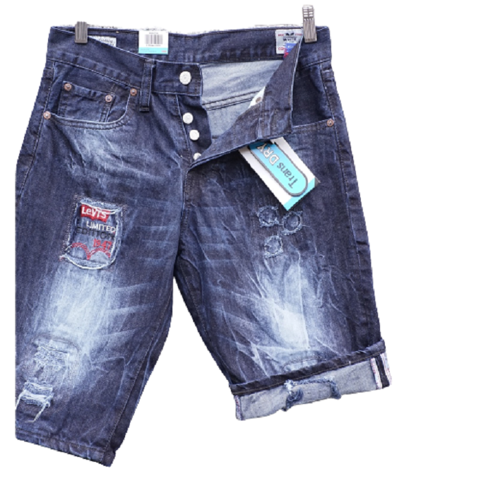 Jeans 501 Made in USA - Ripped Jeans - Dark Blue Wash
