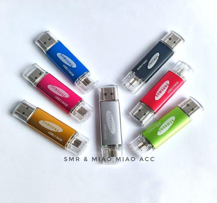 Flashdisk Hp 64gb V250w Free Kabel Otg Lampu Led Hansfree 