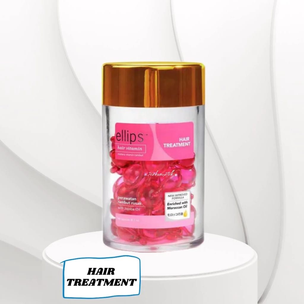 [50pcs] Ellips Hair Vitamin Rambut Soft Gel - Elips Botol - Vitamin Rambut Capsule